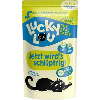 Lucky Lou Lifestage Adult s hovädzím a hmyzom 125 g