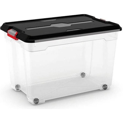KIS Moover Box XL na kolieskach 60 l čierny