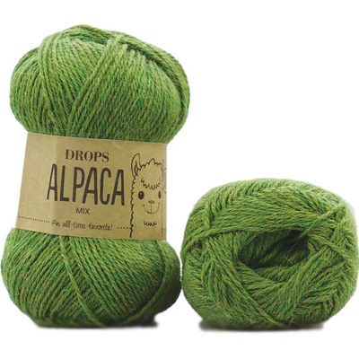 Drops Alpaca MIX 7238 olivová
