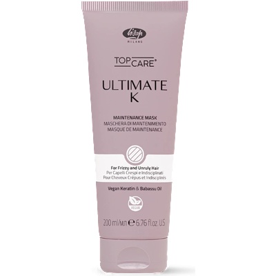 Lisap Milano Top Care Ultimate K - поддържаща маска за фризи и непокорни коси