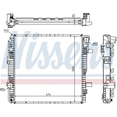 Chladič motoru NISSENS 62794A