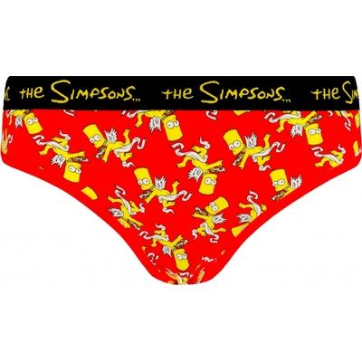 Frogies Dámske nohavičky Simpsons červená