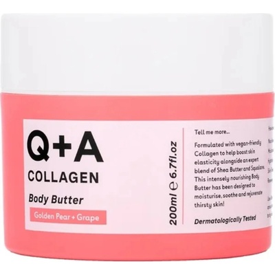 Q+A Collagen Body Butter Kolagenové tělové máslo 200 ml