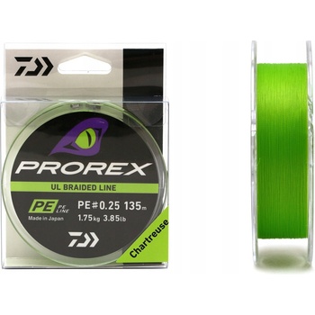 Daiwa Šnúra Prorex UL Finesse Braid 0,4PE 135m 0,06mm 2,8kg