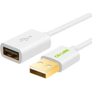 CE-Link USB 2.0 Extension Cable White 1m (3879)
