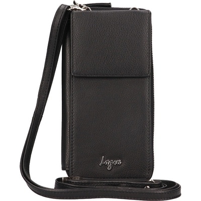 Lagen dámská kožená crossbody kabelka BLC/5699 BLACK