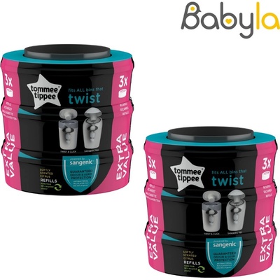 Tommee Tippee SANGENIC Twist&Click 6 ks – Zbozi.Blesk.cz