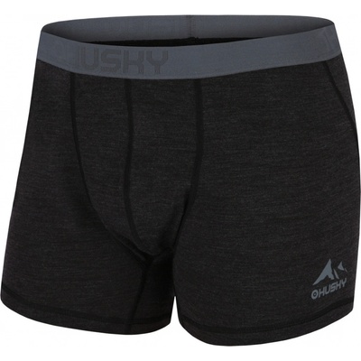 pánské merino boxerky Husky Mex M black