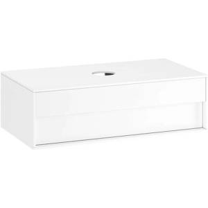 RAVAK Step - Шкафче за умивалник SD, 100x54x31 см, 1 чекмедже, лъскаво бяло X000001429 (X000001429)