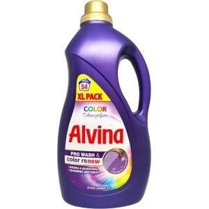  ALVINA течен перилен препарат, 60 пранета, 2700мл, Цветно пране, Color Delux