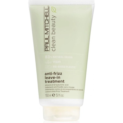Paul Mitchell Clean Beauty Anti-Frizz изглаждащ балсам без отмиване за непокорна коса 150ml