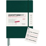 Leuchtturm1917 weekly planner 2027 Composition (B5) - Forest Green - 254 x 178 mm - January-December (12 months) - weekly overview with hourly grid 7: 00-22: 00 per column - 80 g/m2 paper - 400144 (400144)