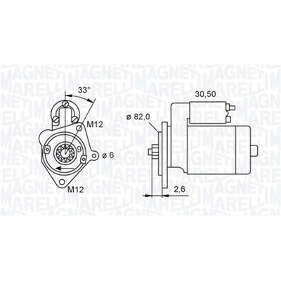 Startér MAGNETI MARELLI 063721392010