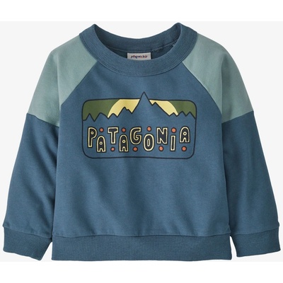 Patagonia Baby Crew Sweatshirt dancing dawn utility blue