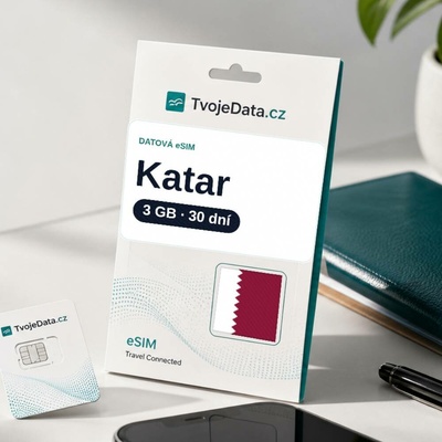 eSIM Katar 3 GB / 29 dní - Katar EA05CC