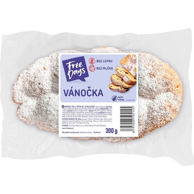 Free Days Vánočka bez lepku 300 g