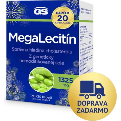 GS Megalecitin 1325 mg 130 + 20 kapsúl