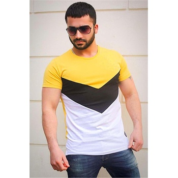 Madmext Мъжка тениска - Жълта 301794 (301794_Жълт)