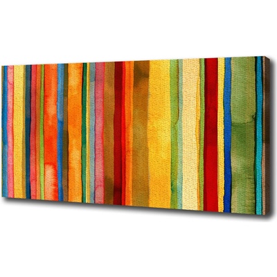 Foto-obraz canvas do obývačky Farebné pásky 100x50 cm