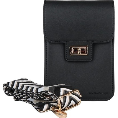 David Jones malá pevná crossbody kabelka taštička na mobil CM7294 černá