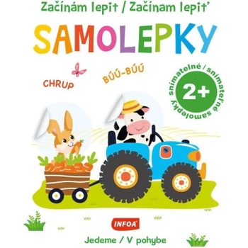 Začínám lepit samolepky - Jedeme / Začínam lepiť samolepky - V pohybe