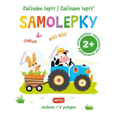 Začínám lepit samolepky - Jedeme / Začínam lepiť samolepky - V pohybe