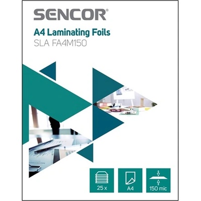 Sencor SLA FA4M150 LAMINAL A4 2X75 MICRON 25 DB (SLA FA4M150)