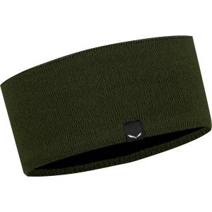 Salewa Мъжка лента за глава Salewa Puez Merino Headband - Dark Olive - размер One Size (904-1174-0211)