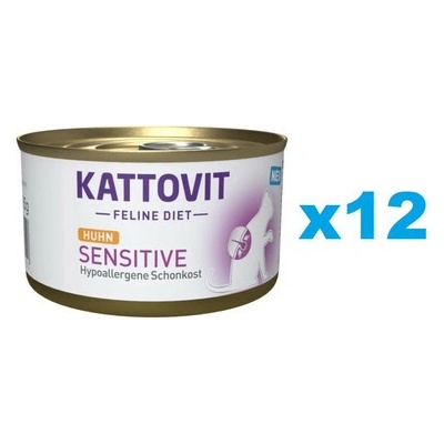 Kattovit Feline Diet Sensitive Chicken 12 x 85 g