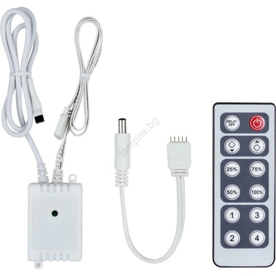 Paulmann 70683 - Димер за LED ленти MAXLED 24V + дистанционно управление (W4950)
