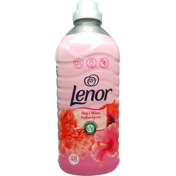 Lenor омекотител за пране, 1200мл, 48 пранета, Peony & Hibiscus