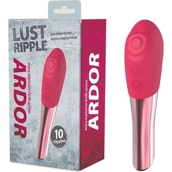 Интимен стимулатор, вибриращ и пулсиращ, 12, 5см. - Ardor Lust Ripple (CHISA00340)
