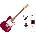 Squier Classic Vibe Custom Esquire LRL Standard SET Candy Apple Red Електрическа китара