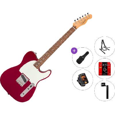 Squier Classic Vibe Custom Esquire LRL Standard SET Candy Apple Red Електрическа китара