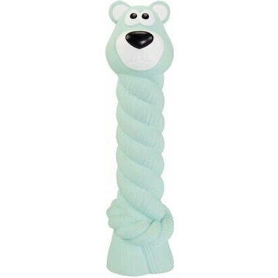 HipHop Medvídek s latexovým lanem a chroupacím zvukem 15 cm latex