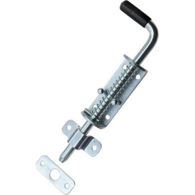 Zástrč pro vrata a brány s pružinou, délka 220 mm
