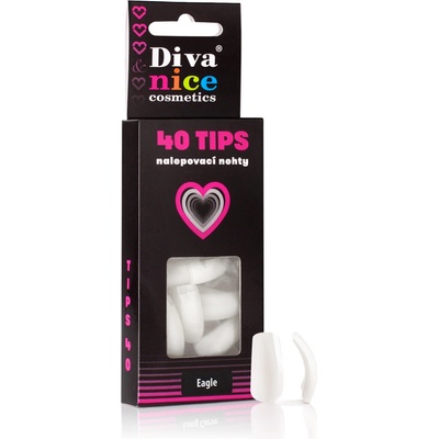 Diva & Nice Cosmetics Nalepovací umělé nehty Eagle TIPS 40