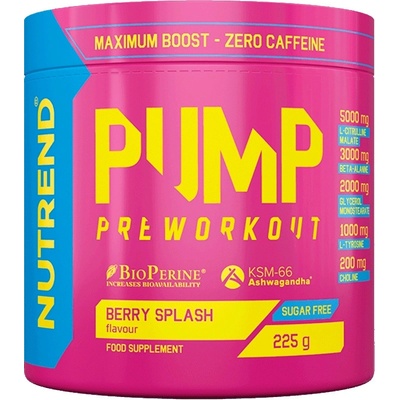 Nutrend PUMP Berry splash 225g