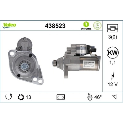 Startér VALEO 438523