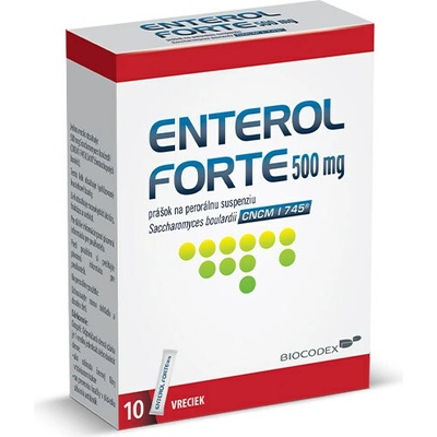 Enterol FORTE 500 mg prášok na perorálnu suspenziu plu.por. 10 x 500 mg