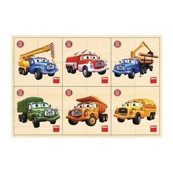 Dino Tatra puzzle 6 x 4 dílky