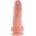 King Cock 8-инчов вибратор с тестиси