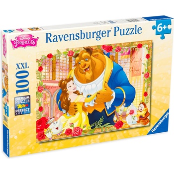 Ravensburger Пъзел Ravensburger от 100 XXL части - Красавицата и Звяра (13704)