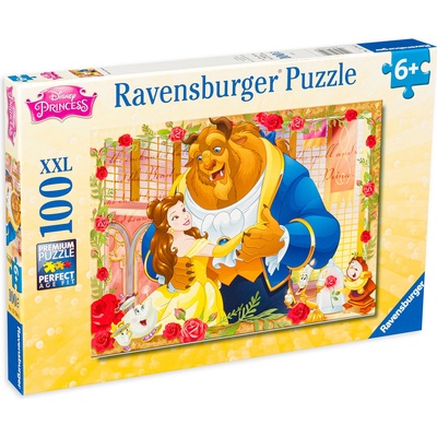 Ravensburger Пъзел Ravensburger от 100 XXL части - Красавицата и Звяра (13704)