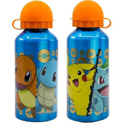STOR ALU Láhev na pití Pokémon 400 ml