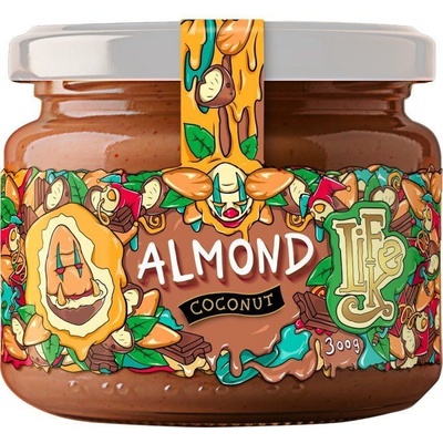 Lifelike Mandle s kokosom a čokoládou 300 g