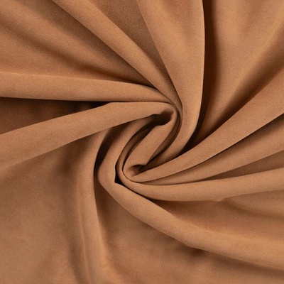 Zateplený semiš SUEDE sherpa stretch - Hnědá koňaková