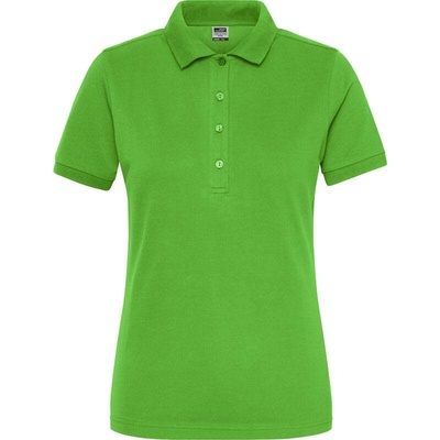 James & Nicholson JN 1805 Dámske prac. polo z bio bavlny zelená lime