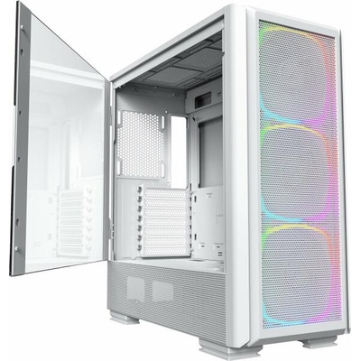 Кутия Montech SKY TWO GX, E-ATX, TG, 3x140mm ARGB Fans included, White (MONTECH-SKY-TWO-GX-WH)