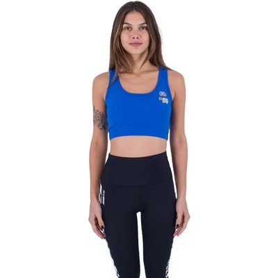 Hurley Nascar Rib Crop Tank bikini top - Blue (Nascar Multi)